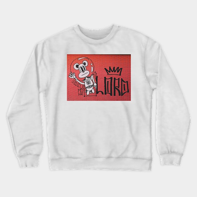 the wall Crewneck Sweatshirt by Lord Art